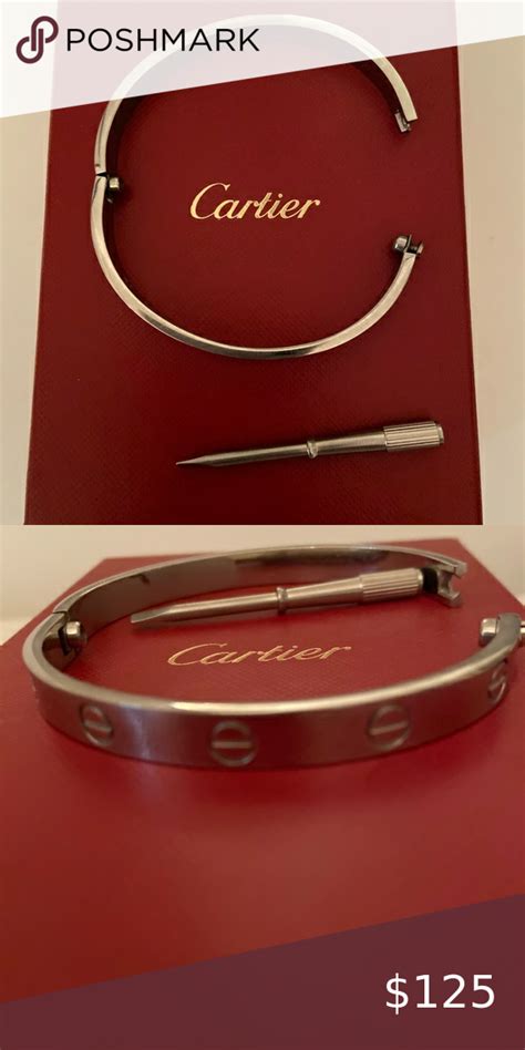 cartier love bracelet thread|cartier stainless steel love bracelet.